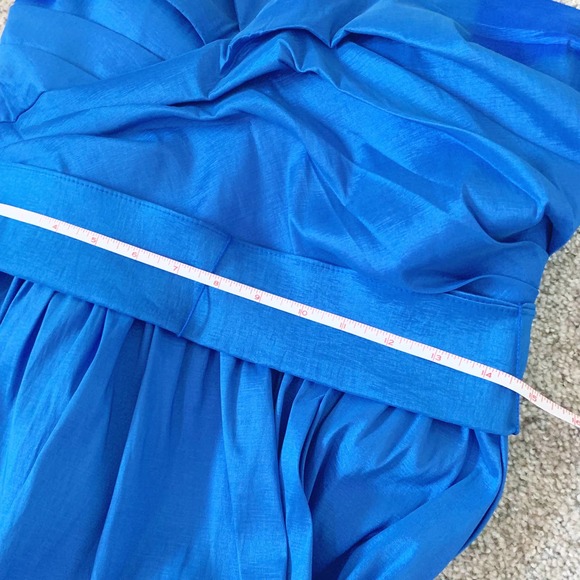 Calvin Klein | Blue Strapless Sweatheart Dress Size 12 - Picture 8 of 10